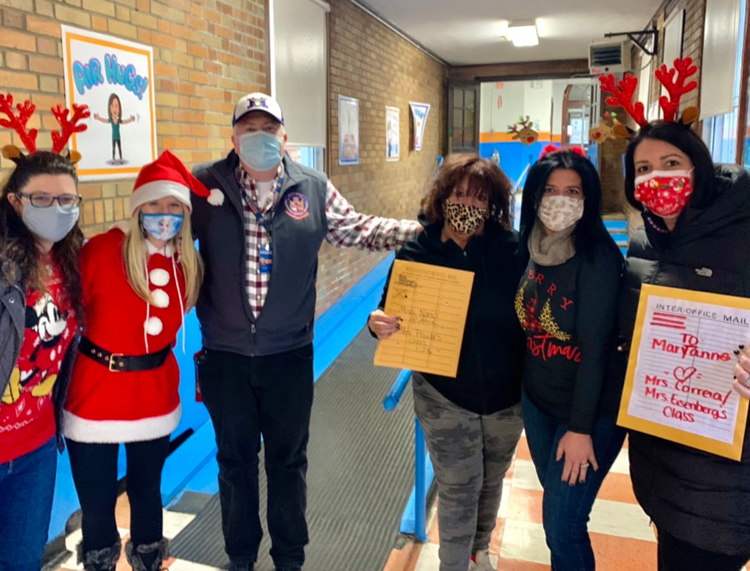 Malverne's Downing School students write letters to Atria pen pals